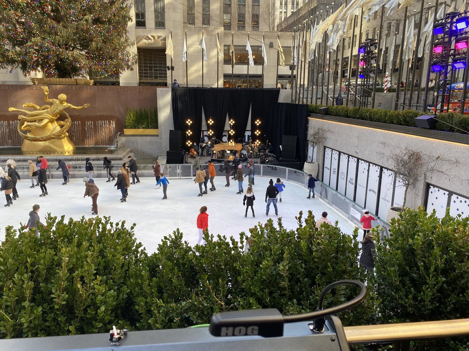 Rockefeller Plaza — event production by Wizard Studios