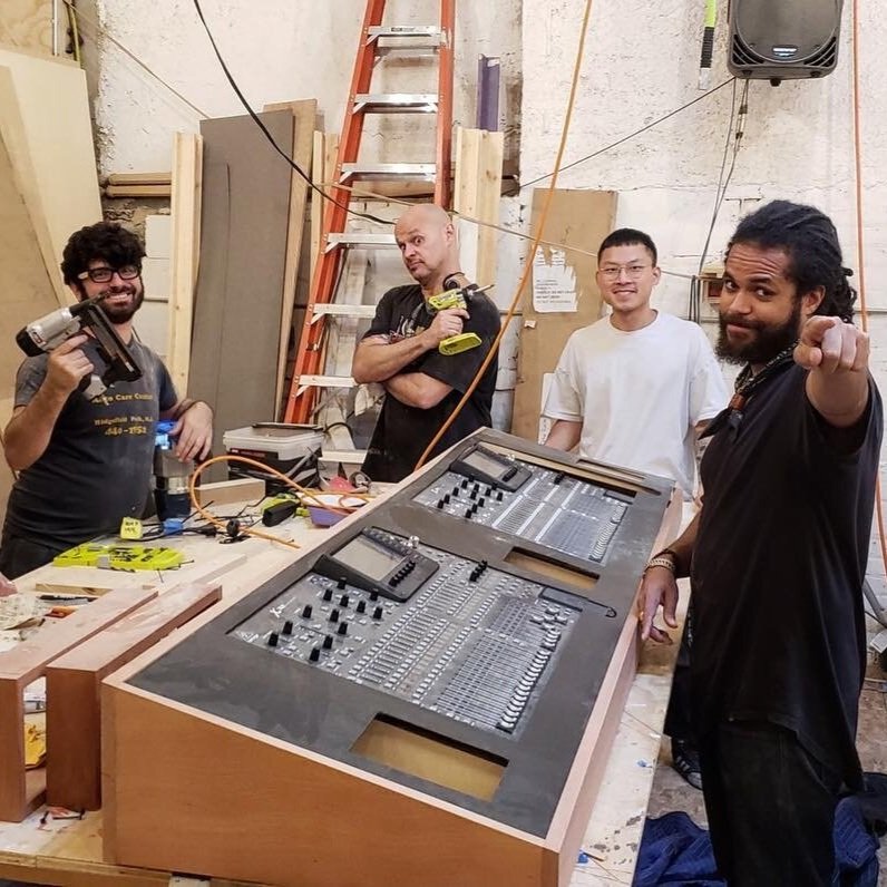 Wizard Studios crew at work
