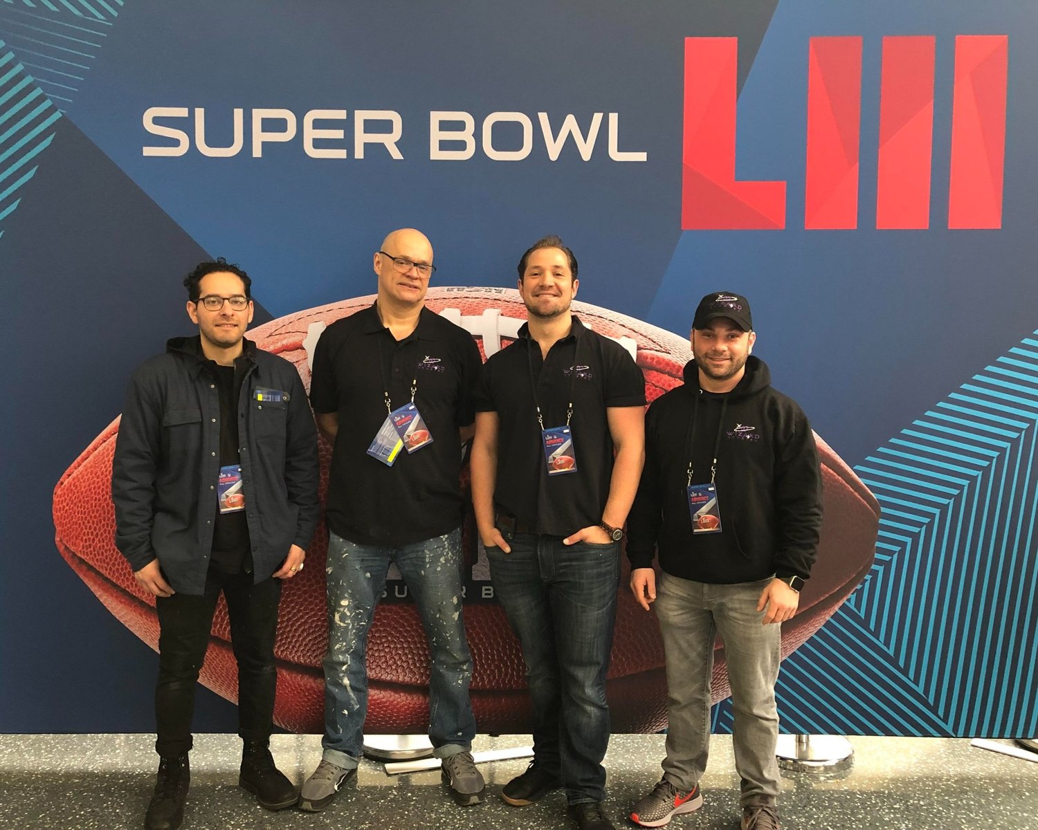 Wizard Studios crew on site at a major event